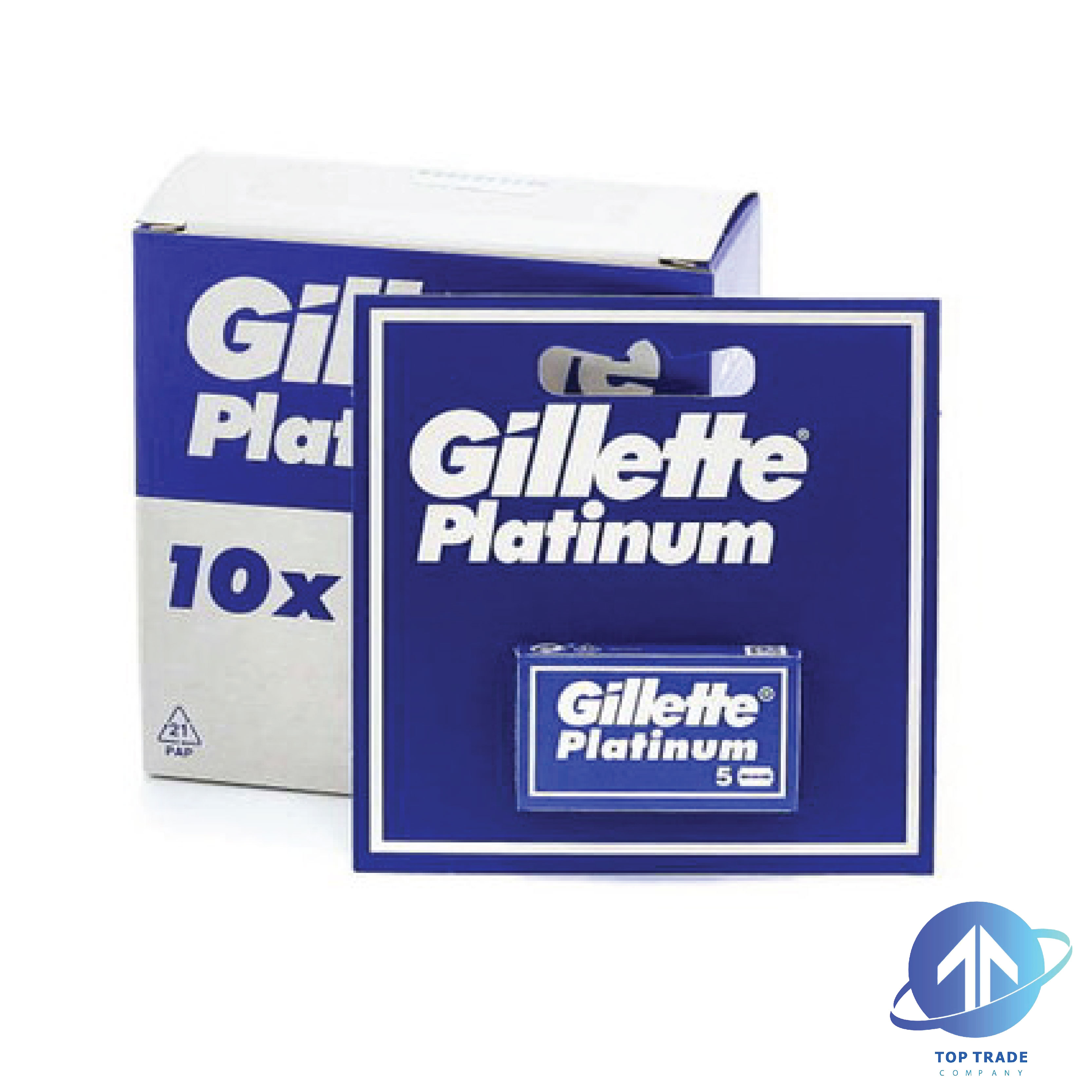 Gillette Platinum razor flat 5st